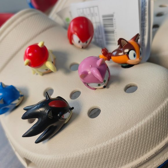 Custom Sonic Meme Clog Shoes- DIY modification based on Crocs main image 2